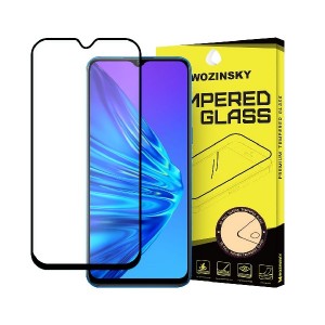 Wozinsky 9H Full Cover Προστασία Οθόνης Tempered Glass για Realme 5 / 5i - Μαύρο