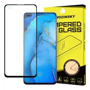Wozinsky 9H Full Cover Προστασία Οθόνης Tempered Glass για Oppo Reno 3 Pro - Μαύρο