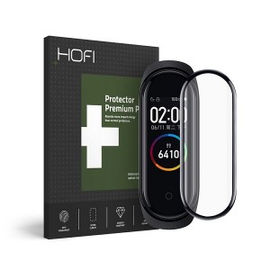 Hofi Hybrid 3D Full Face Αντιχαρακτικό Γυαλί 9H Tempered Glass για Xiaomi Mi Band 4 - Μαύρο 