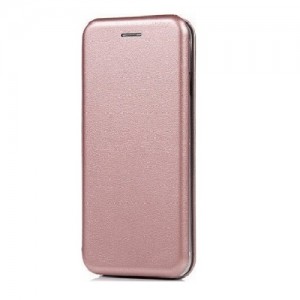 Μαγνητική Θήκη flip Curved M-Folio για Samsung Galaxy J4 Plus 2018 - Ρόζ Χρυσό