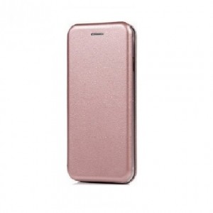 Μαγνητική Θήκη flip Curved M-Folio για Samsung Galaxy J6 2018 - Ρόζ Χρυσό