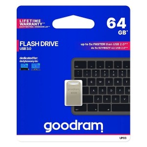 Goodram Pendrive Στικάκι 64GB USB 3.2 Gen (UPO3-0640S0R11) - Ασημί