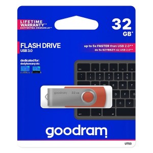 Goodram Pendrive Στικάκι 32GB USB 3.2 Gen (UTS3-0320R0R11) - Κόκκινο
