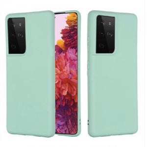 OEM Θήκη Σιλικόνης Soft TPU Back Cover Για Samsung Galaxy S21 Ultra - Γαλάζιο 