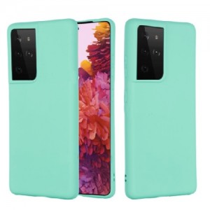 OEM Θήκη Σιλικόνης Soft TPU Back Cover Για Samsung Galaxy S21 Ultra - Τιρκουάζ