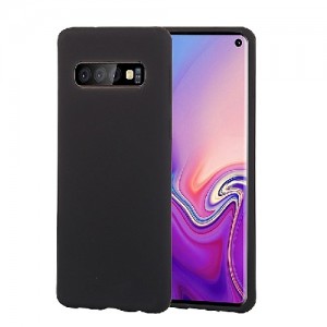 Θήκη Σιλικόνης Soft TPU Back Cover Για Samsung S10 Plus - Μαύρο 