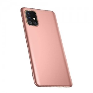 OEM Θήκη Σιλικόνης Soft TPU Back Cover Για Samsung Galaxy A31 - Metallic Ρόζ