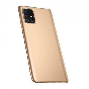 OEM Θήκη Σιλικόνης Soft TPU Back Cover Για Samsung Galaxy A31 - Metallic Χρυσό 