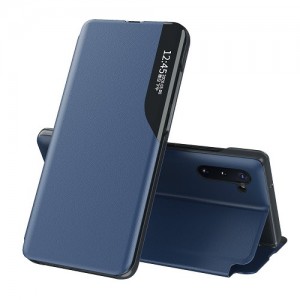 ECO Leather Case Θήκη Πορτοφόλι Με Stand Για Samsung Galaxy Note 10 - Μπλέ 