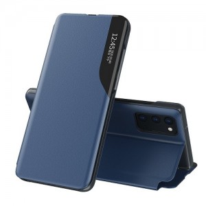 ECO Leather Case Θήκη Πορτοφόλι Με Stand Για Samsung Galaxy M51 - Μπλέ 