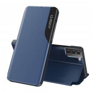 ECO Leather Case Θήκη Πορτοφόλι Με Stand Για Samsung Galaxy S21 Plus 5G - Μπλέ