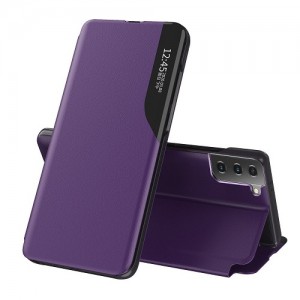 ECO Leather Case Θήκη Πορτοφόλι Με Stand Για Samsung Galaxy S21 Plus 5G - Μώβ