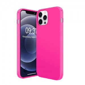 OEM Θήκη Σιλικόνης Soft TPU Back Cover Για Iphone 12 Pro Max - Ρόζ