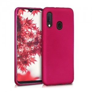 Θήκη Σιλικόνης Soft TPU Back Cover Για Samsung A20E - Ρόζ