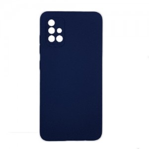 Θήκη Σιλικόνης Soft TPU Back Cover Για Samsung A51 - Μπλέ