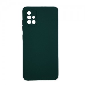 Θήκη Σιλικόνης Soft TPU Back Cover Για Samsung A51 - Πράσινο Σκούρο 