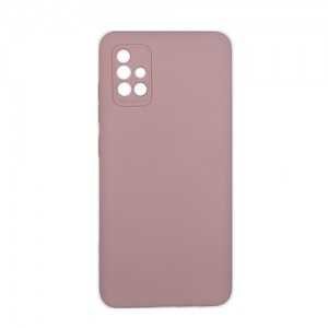 Θήκη Σιλικόνης Soft TPU Back Cover Για Samsung A51 - Ρόζ Απαλό