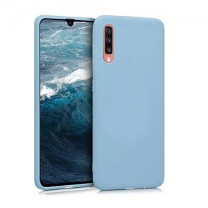 Θήκη Σιλικόνης Soft TPU Back Cover Για Samsung A70 - Γαλάζιο 