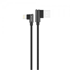 Καλώδιο Φόρτισης Και Δεδομένων USB Lightning Awei CL-32 - Μαύρο