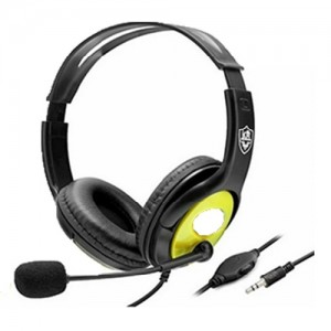 OEM KR-GM704 Over Ear Gaming Headset 3.5mm - Κίτρινο 