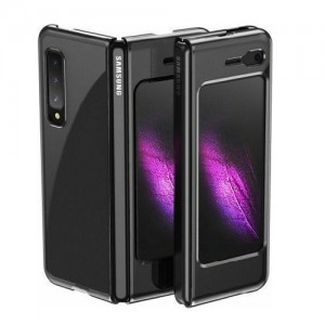 Μεταλλικό Κάλυμμα Θήκης Για Samsung Galaxy Fold - Μαύρο 