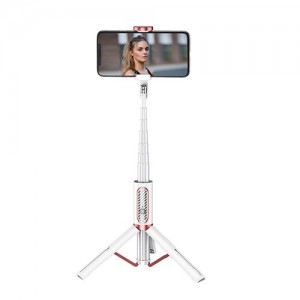 Joyroom JR-Oth-AB202 Phantom Series Tripod Ασύρματο Selfie Stick - Λευκό