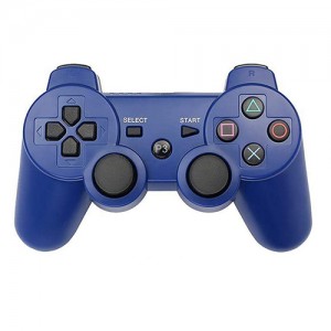 Ασύρματο Χειριστήριο Bluetooth Με Δόνηση Για Playstation 3 / PS3 - Μπλε