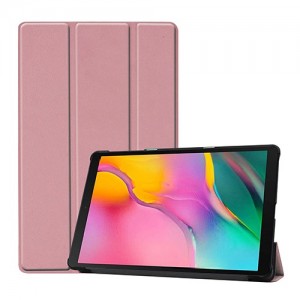 Θήκη Smartcase Flip Cover Με Δυνατότητα Stand Και Λειτουργία Smart Function Για Samsung Galaxy TAB S6 10.5 T860 / T865 - Ροζ Χρυσό