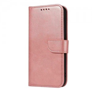 Magnet Case Elegant Bookcase Με Stand Για Samsung Galaxy S21 Ultra 5G - Ροζ Χρυσό