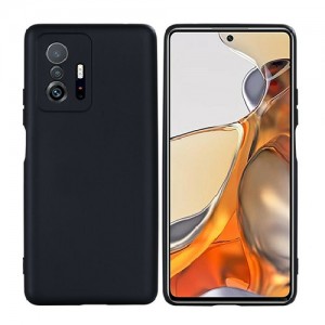 Θήκη Σιλικόνης Soft TPU Back Cover Για Xiaomi Mi 11T - Μαύρο 