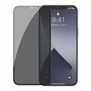 Full Cover Privacy Glass Screen Protector για Iphone 13 Pro Max - Μαύρο