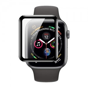 OEM Προστατευτικό Τζαμάκι Tempered Glass Για Applewatch 44mm - Μαύρο 