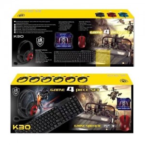 Πλήρες σετ Gaming 4 σε 1 - K30 - 883488