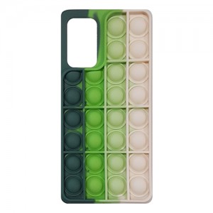 OEM Samsung Galaxy A32 4G Push Pop It Bubble Case Πολύχρωμη - Πράσινο