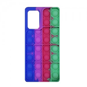 OEM Samsung Galaxy A52 / A52 5G Push Pop It Bubble Case Πολύχρωμη - Μπλε Μωβ