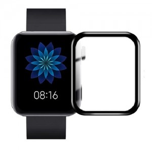 Acrylic Full Glue Tempered Glass 9H Προστασίας Xiaomi Mi Watch - Μαύρο