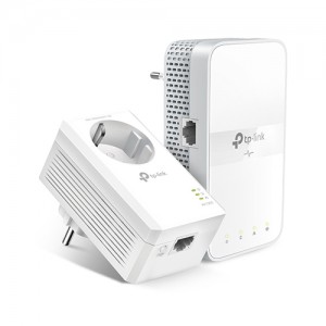 TP-LINK TL-WPA7617 KIT v1 Powerline Διπλό για Ασύρματη Σύνδεση Wi‑Fi 5 με Passthrough Πρίζα και Θύρα Gigabit Ethernet