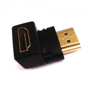 HDMI adapter M/F 90 degree Aculine AD-028