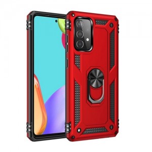 Hybrid Shockproof Armor για Samsung Galaxy A53 5G Case With Rotating Ring - Κόκκινο