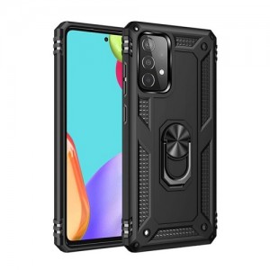 Hybrid Shockproof Armor για Samsung Galaxy A53 5G Case With Rotating Ring - Μαύρο