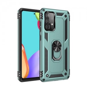 Hybrid Shockproof Armor για Samsung Galaxy A73 Case With Rotating Ring - Πράσινο