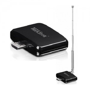 TrekStor DVB-T Stick Terres droid TV for Android με πτυσσόμενη κεραία και adaptor συνδ.εξωτερικής - Μαύρο bulκ