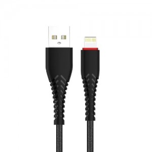 XiPiN LX18 Καλώδιο Regular USB 2.0 to Lightning 1.2m - Μαύρο