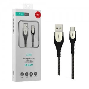 XIPIN LX52 Braided Καλώδιο USB 2.0 to micro USB 1.2m - Ασημί 