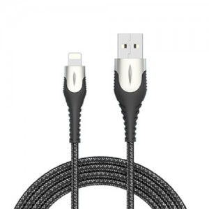 XIPIN LX52 Braided Καλώδιο USB 2.0 to Lightning 1.2m - Ασημί 