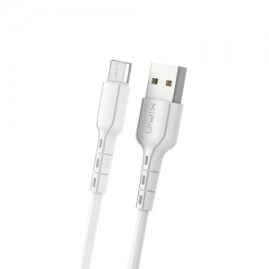 Xipin LX59 Καλώδιο USB to micro USB 1m - Λευκό