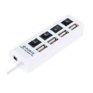 OEM Usb Hub 2.0 4-Port - λευκό