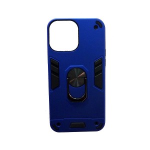 Hybrid Shockproof Armor Case With Rotating Ring για Apple Iphone 13 - Μπλε 