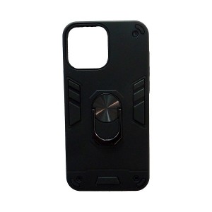 Hybrid Shockproof Armor Case With Rotating Ring για Redmi Note 11 4G - Μαύρο