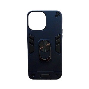 Hybrid Shockproof Armor Case With Rotating Ring για Redmi Note 11 4G - Μπλε Σκούρο